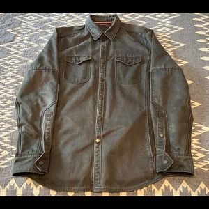 Jeremiah Clothing Colt Regular Fit Sueded Cotton Blend Shirt Jacket Sz L.